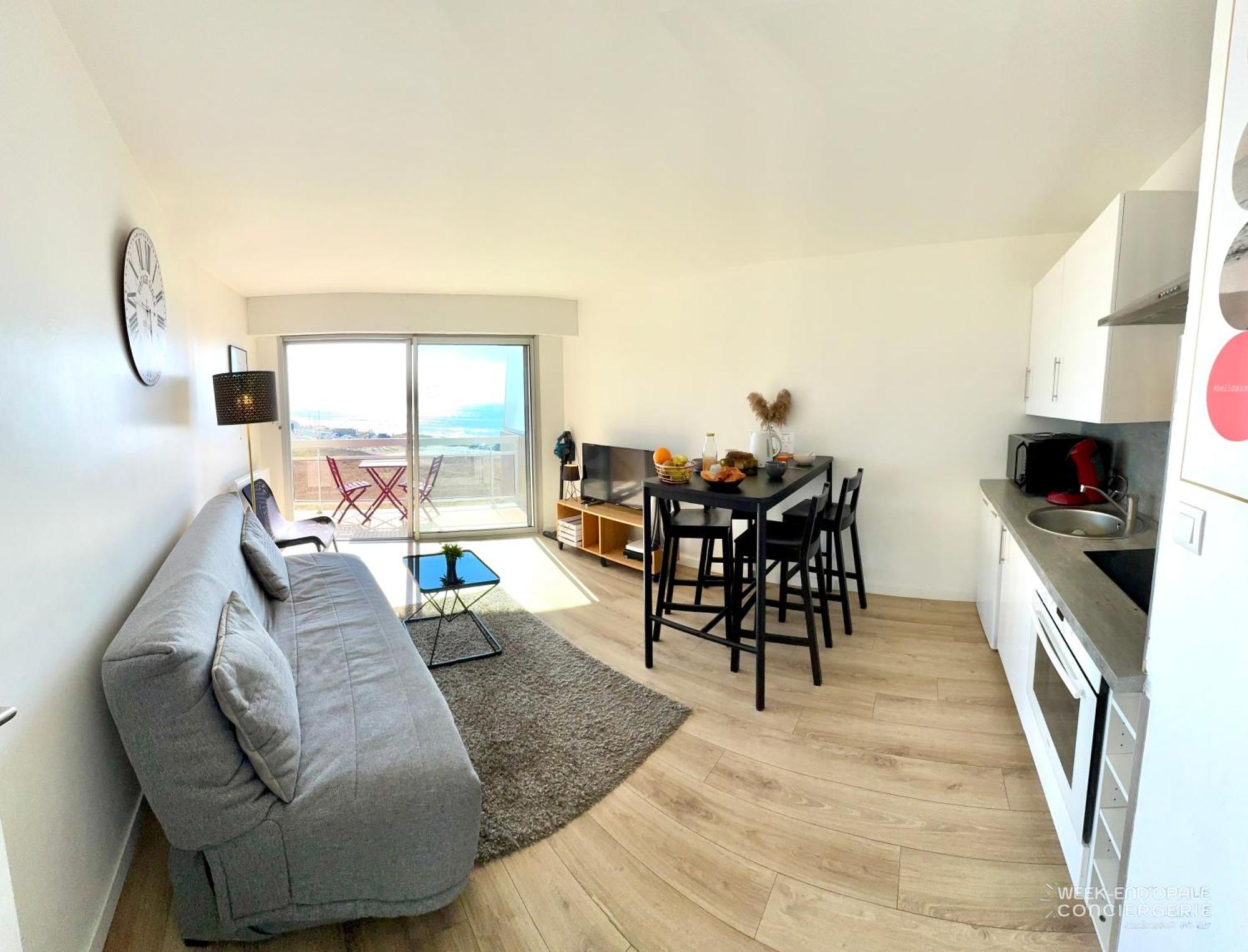 Appartement Vue Mer Au Pied De La Plage De Merlimont-Plage Ngoại thất bức ảnh