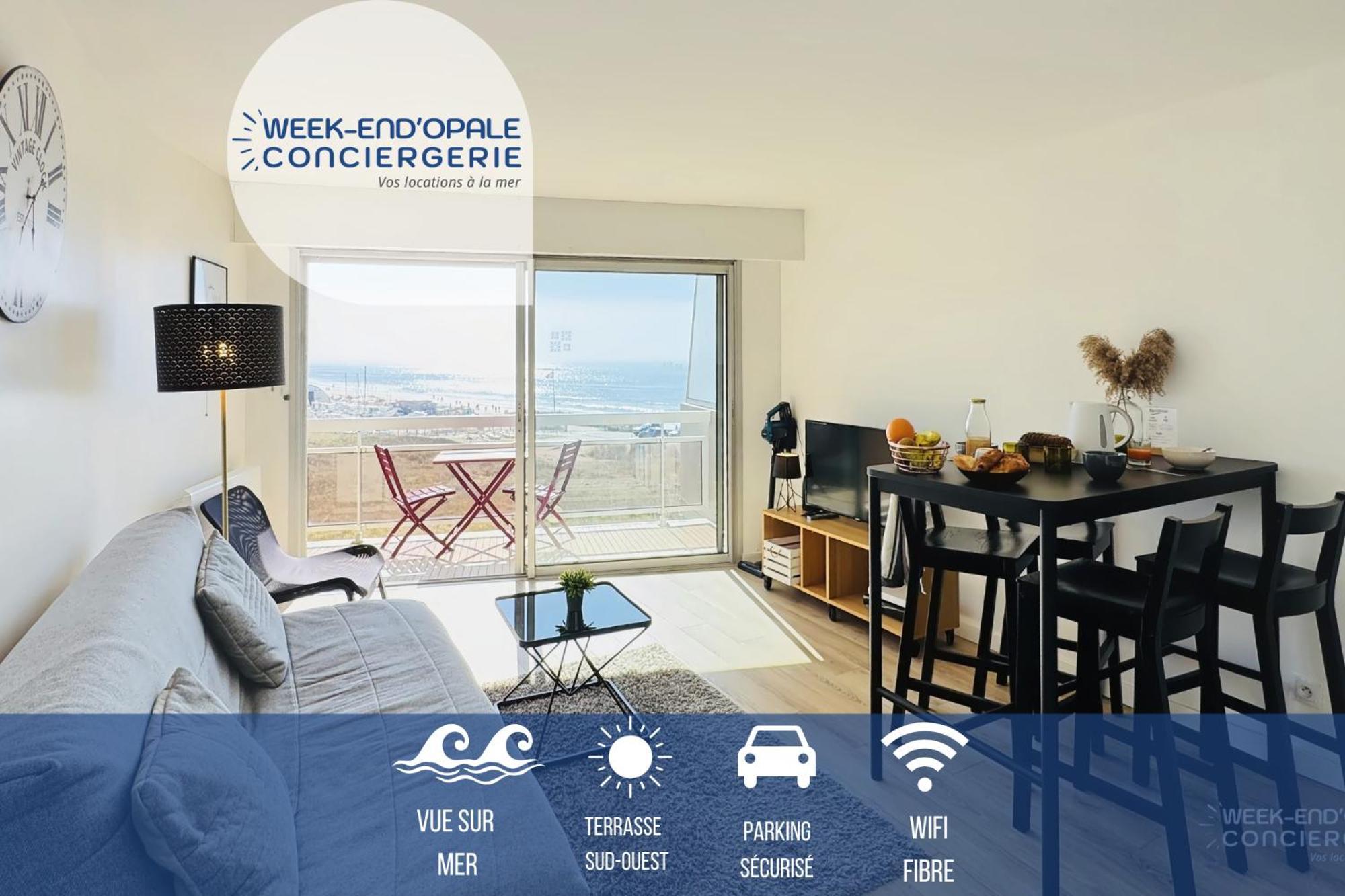 Appartement Vue Mer Au Pied De La Plage De Merlimont-Plage Ngoại thất bức ảnh