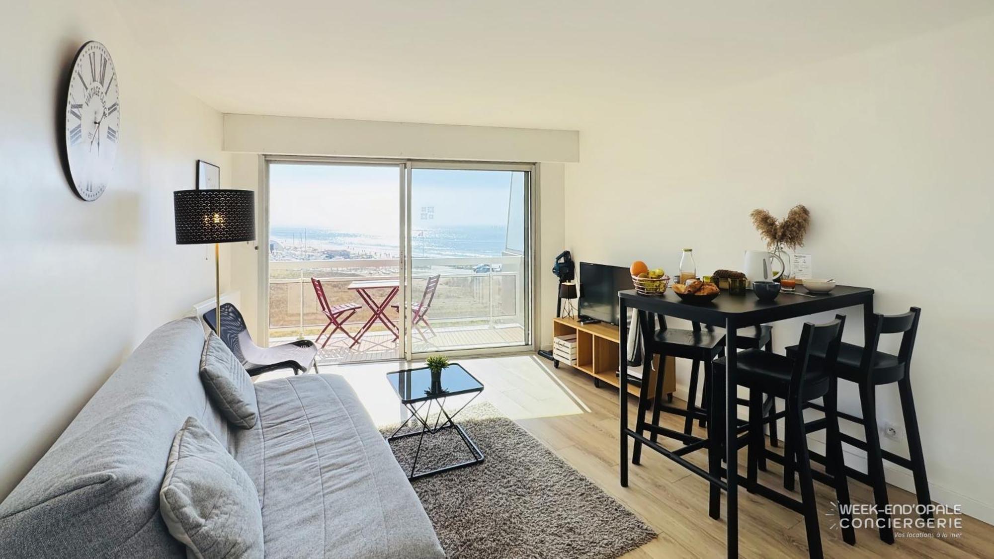 Appartement Vue Mer Au Pied De La Plage De Merlimont-Plage Ngoại thất bức ảnh