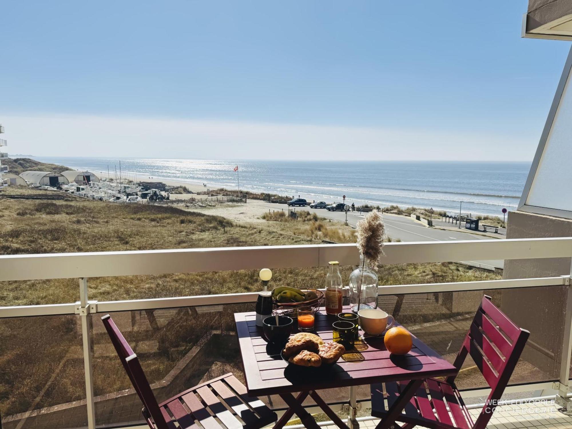 Appartement Vue Mer Au Pied De La Plage De Merlimont-Plage Ngoại thất bức ảnh